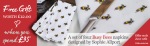 Free Sophie Allport Busy Bees napkins