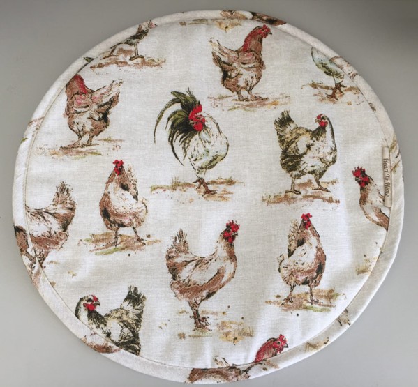 Chickens Aga Cover - brand new and exclusive to Heart to Home